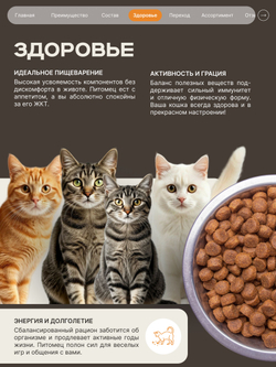Корм сухой для стерилизованных кошек всех пород, с индейкой, 2 кг, QUATTRO