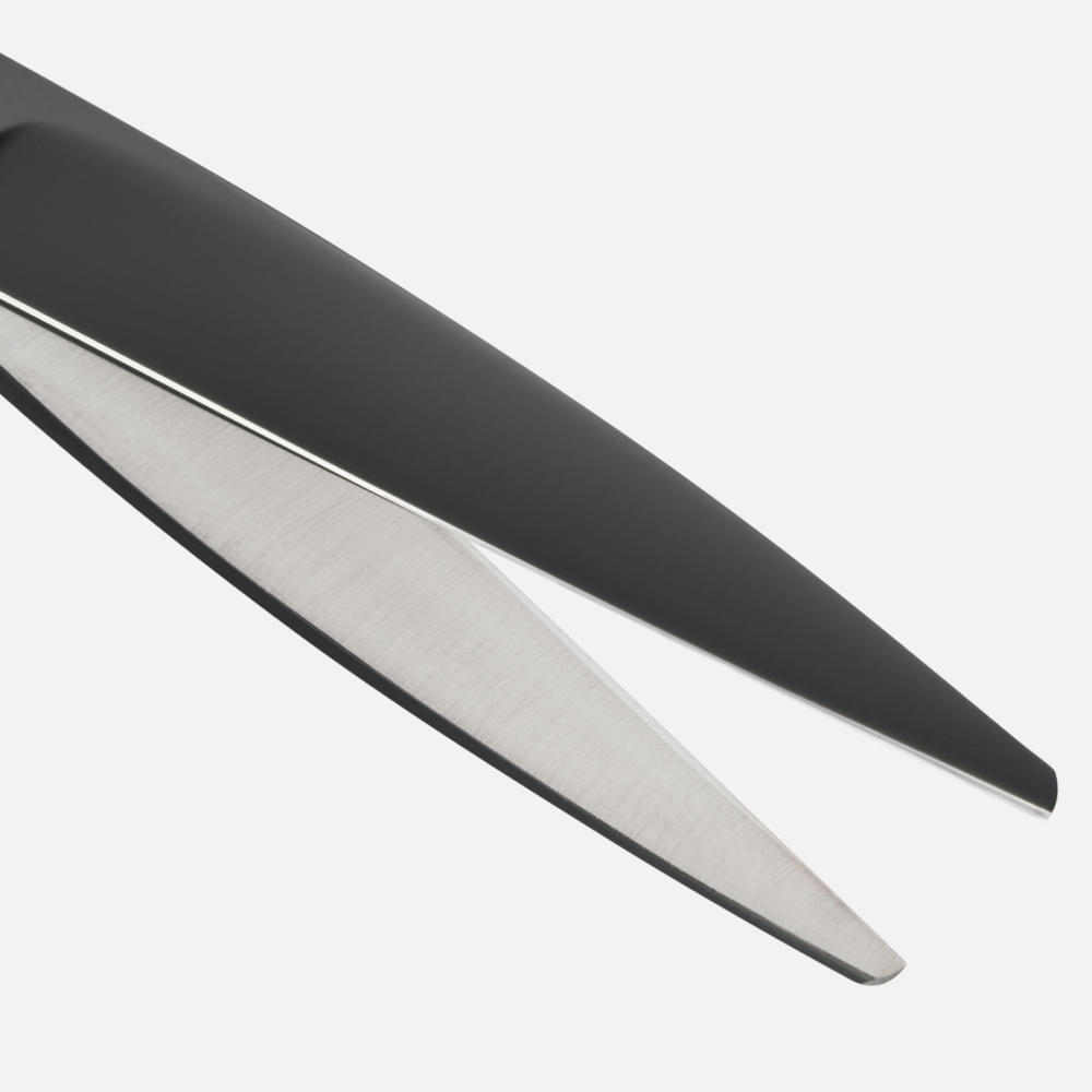 Прямые длинные парикмахерские ножницы black edition BE-05