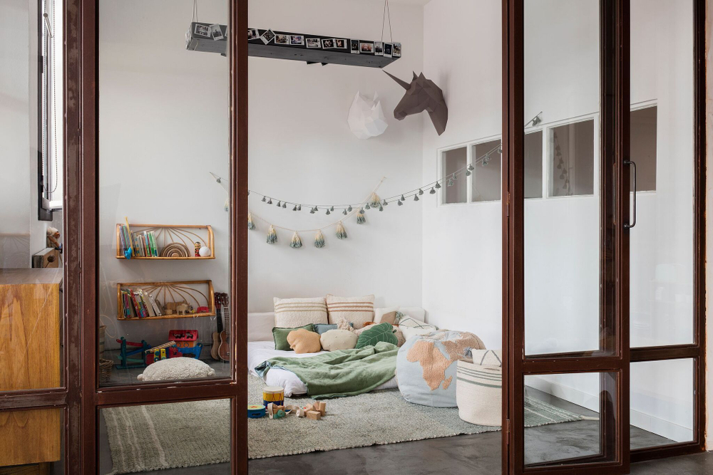 Двусторонний стираемый ковер Lorena Canals Twin Vintage Blue L (170 x 240 см)