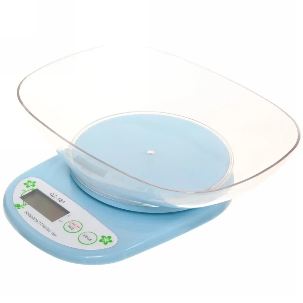 Весы электронные с чашей до 5 кг «Вдохновение» (точн.1гр), 25*18*5,5 см