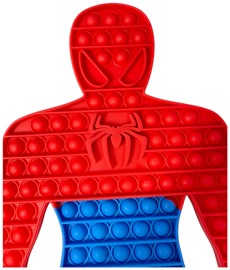 Антистресс пупырка поп ит ГИГАНТ ЧЕЛОВЕК-ПАУК 50см