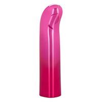 Розовый изогнутый мини-вибромассажер 12см California Exotic Novelties Glam G Vibe SE-4406-30-3