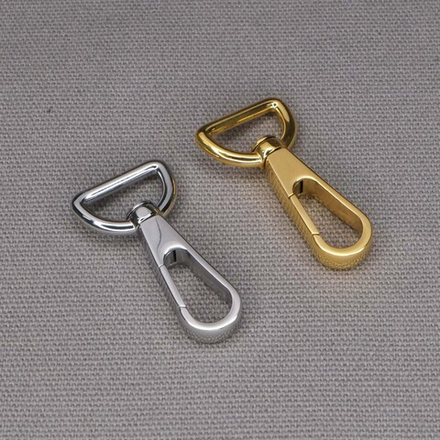 Карабин нержавеющая сталь/золото