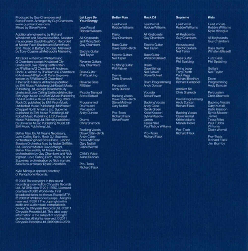 Robbie Williams / Sing When You're Winning (Limited Edition)(CD+DVD)