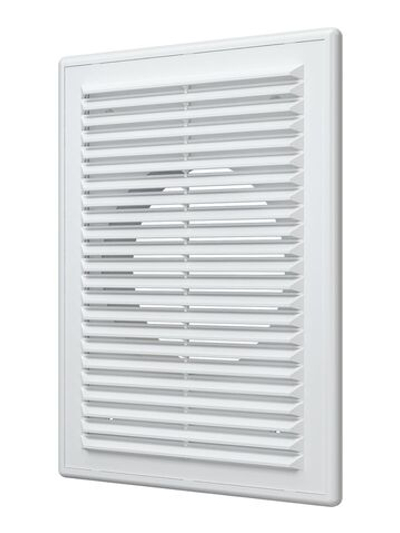 Решетка вентиляционная RF. фланец D125 разъемная 185х255 пластик ERA