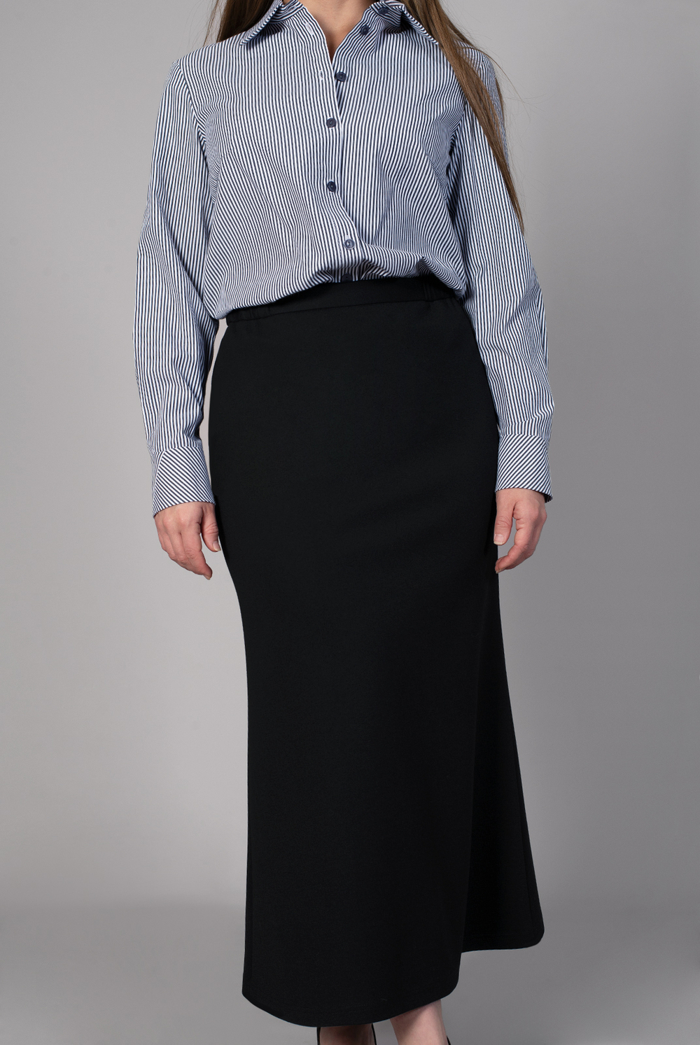 Юбка женская 4509ВП, черный #234Чб014509ВП