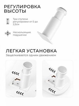 Manita Professional Подставка маникюрная для рук с держателем для телефона, белая