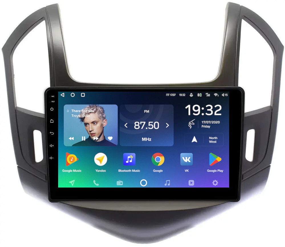 Магнитола для Chevrolet Cruze 2012-2015 (рамка черная) - Teyes SPRO+ Android 10, ТОП процессор, 4-32, SIM-слот