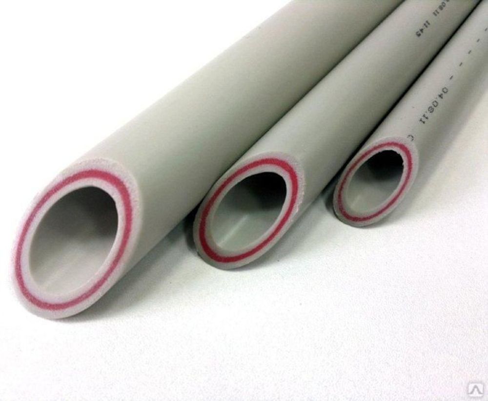 Труба арм.стекл.  д 40 PN20 Vostok (серый)