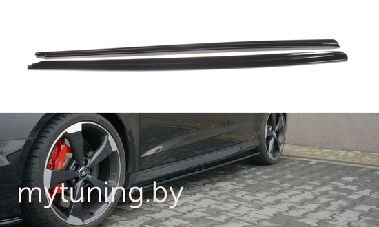Сплиттеры накладок на пороги для AUDI RS3 8V Sportback (17-...)