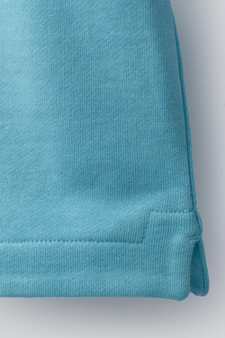 ZARA КОРОТКИЙ КОМБИНЕЗОН ИЗ ФУТЕРА, ГОЛУБОЙ