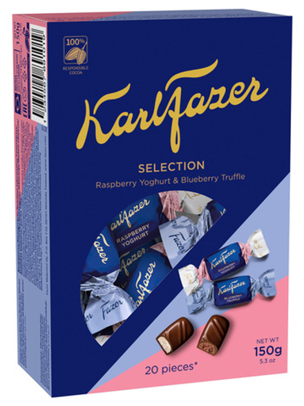 Конфеты Karl Fazer Selection шоколадные 150г, ассорти