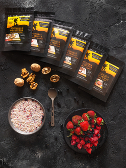 ПРОТЕИНОВАЯ КАША ОВСЯНАЯ С ЛЕСНОЙ ДИКОРАСТУЩЕЙ ЧЕРНИКОЙ 100 ГРАММ