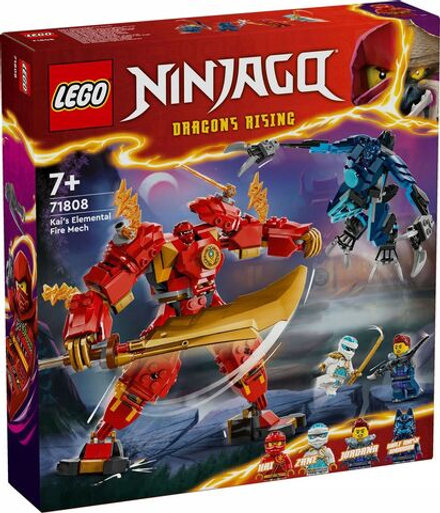 Конструктор LEGO Ninjago - Механический элемент огня Кая - Лего Ниндзяго 71808