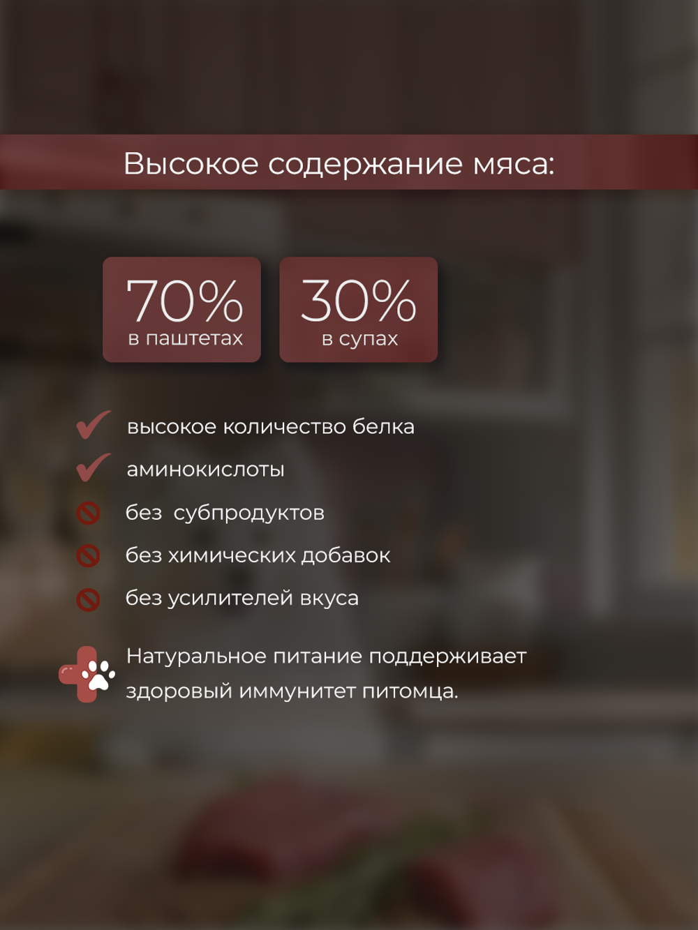 НАБОР Консервы DELISH Super Premium для собак с говядиной и гречкой (паштет) - 10 шт х 80 гр