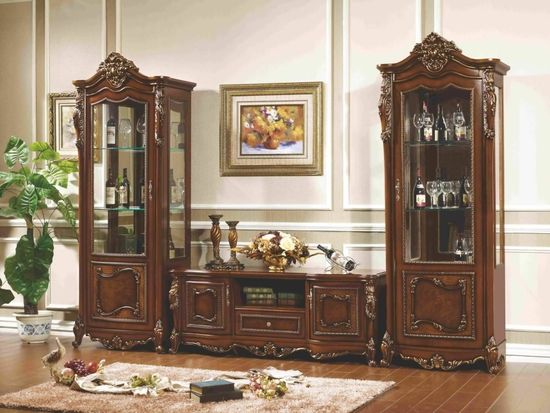 Гостиная модульная ДЖОКОНДА корень  глянец