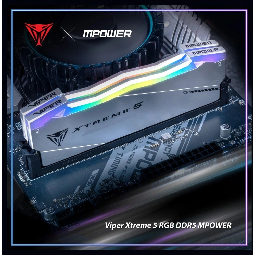 Оперативная память Patriot Viper XTREME DDR5 DIMM MPOWER 32GB 6000MHz KIT 2*16GB
