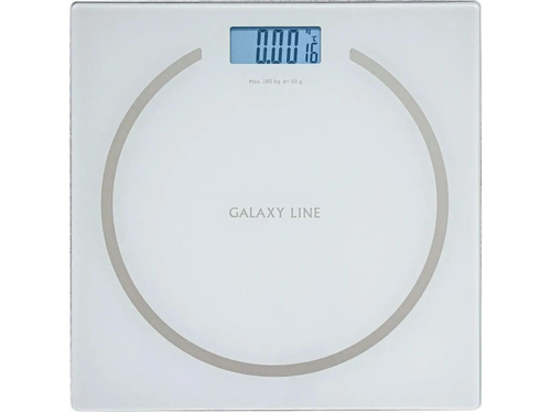 Весы напольные электронные GALAXY LINE GL 4815 максимальная нагрузка 180кг Белые
