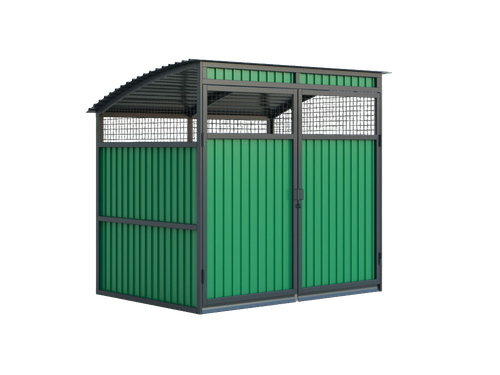 Контейнерная площадка Урбан с сеткой М.12-012