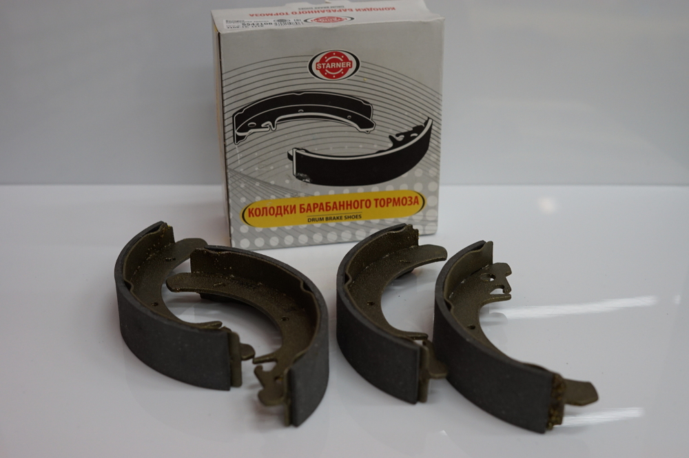 Колодки тормозные барабанные задние STARNER S542108 для ВАЗ 2108-15, Lada Kalina 1118
