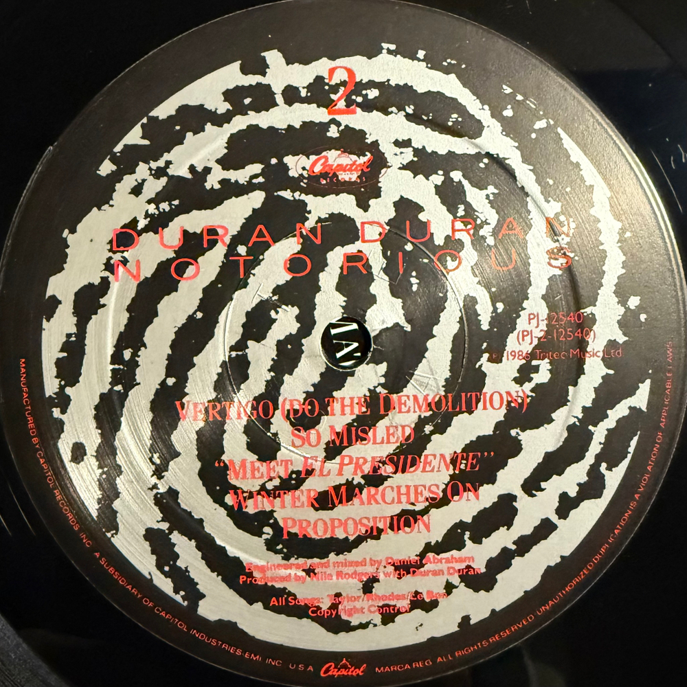 Duran Duran - Notorious (США 1986г.)