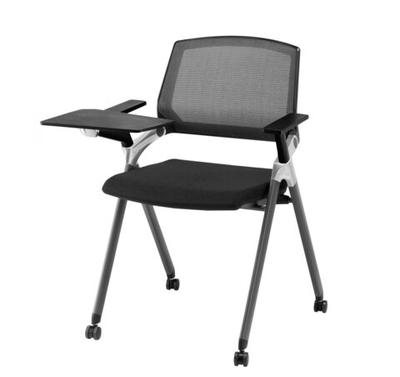 CLIP Кресло-конференц ЧЕРН/ТЕМ.СЕРЫЙ