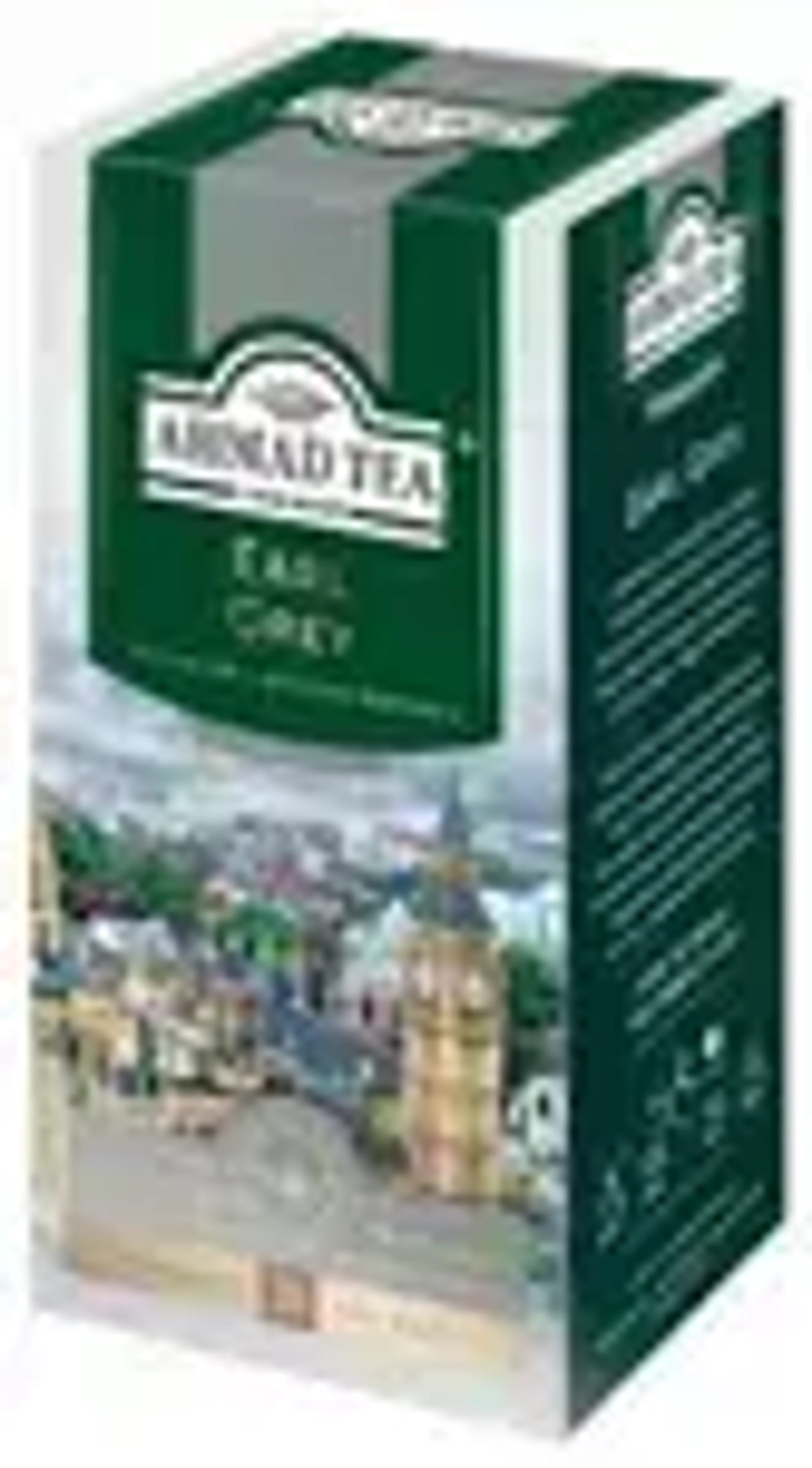 Чай в пакетиках чёрный Ahmad Tea Earl Grey, 25 шт