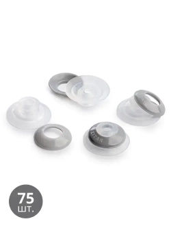 Термошайба универсальная для поликарбоната, цвет: прозрачный , 25мм. , 75 шт.