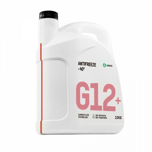 Жидкость охлаждающая низкозамерзающая красного цвета  "Антифриз G12+ -40" (канистра 5 кг)