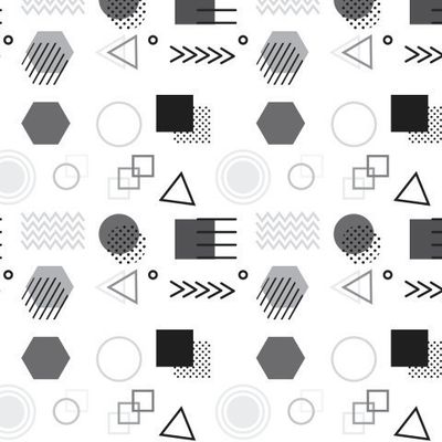 Абстрактный геометрический узор с простыми формами