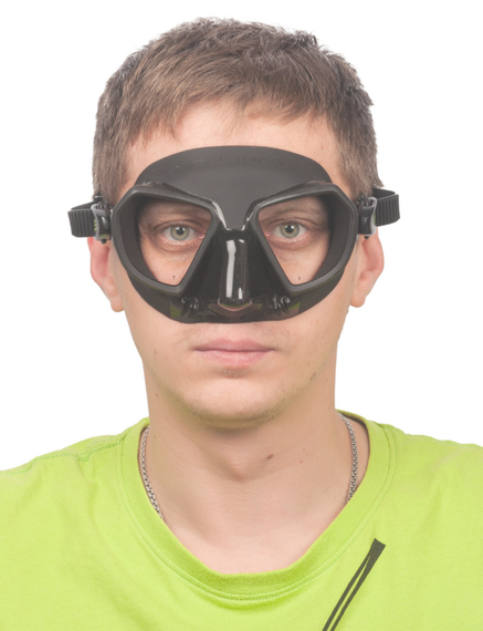 Маска Salvimar NOAH, черн./черный АНТИФОГ