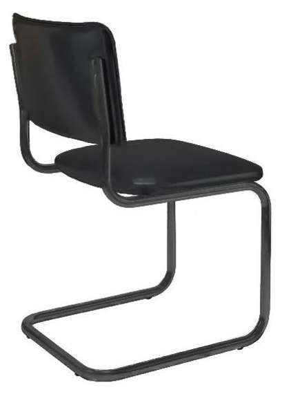 Стул Сильвия 01S Черный/Металл Черный