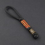 Темляк черный с микрокордом хохлома