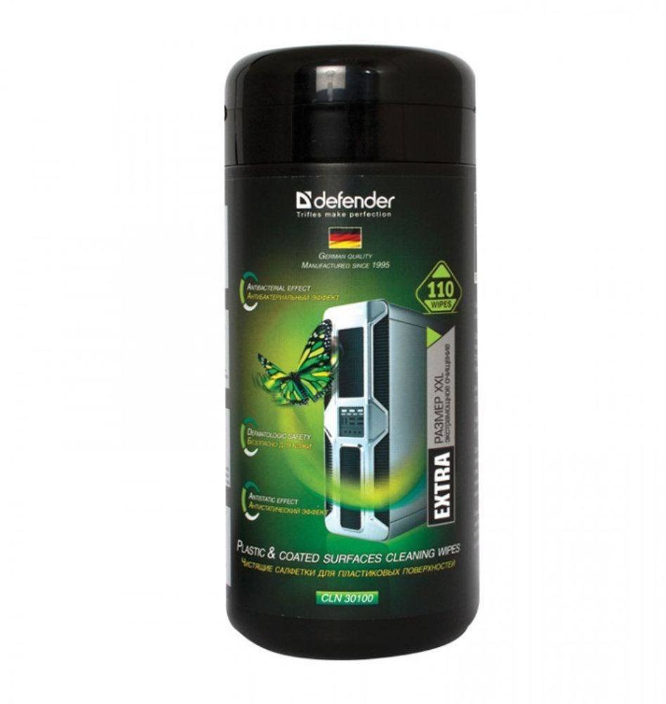 Defender CLN 30100 Pro 110 шт,туба, термобонд для поверхностей Салфетки
