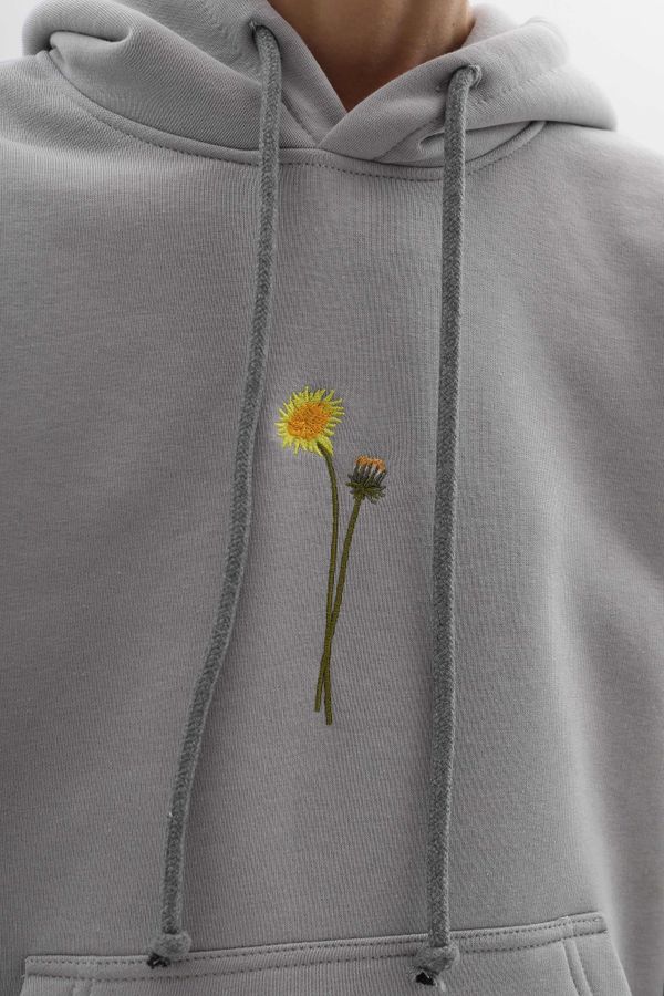 Худи Warm Одуванчик Серый - фото 3
