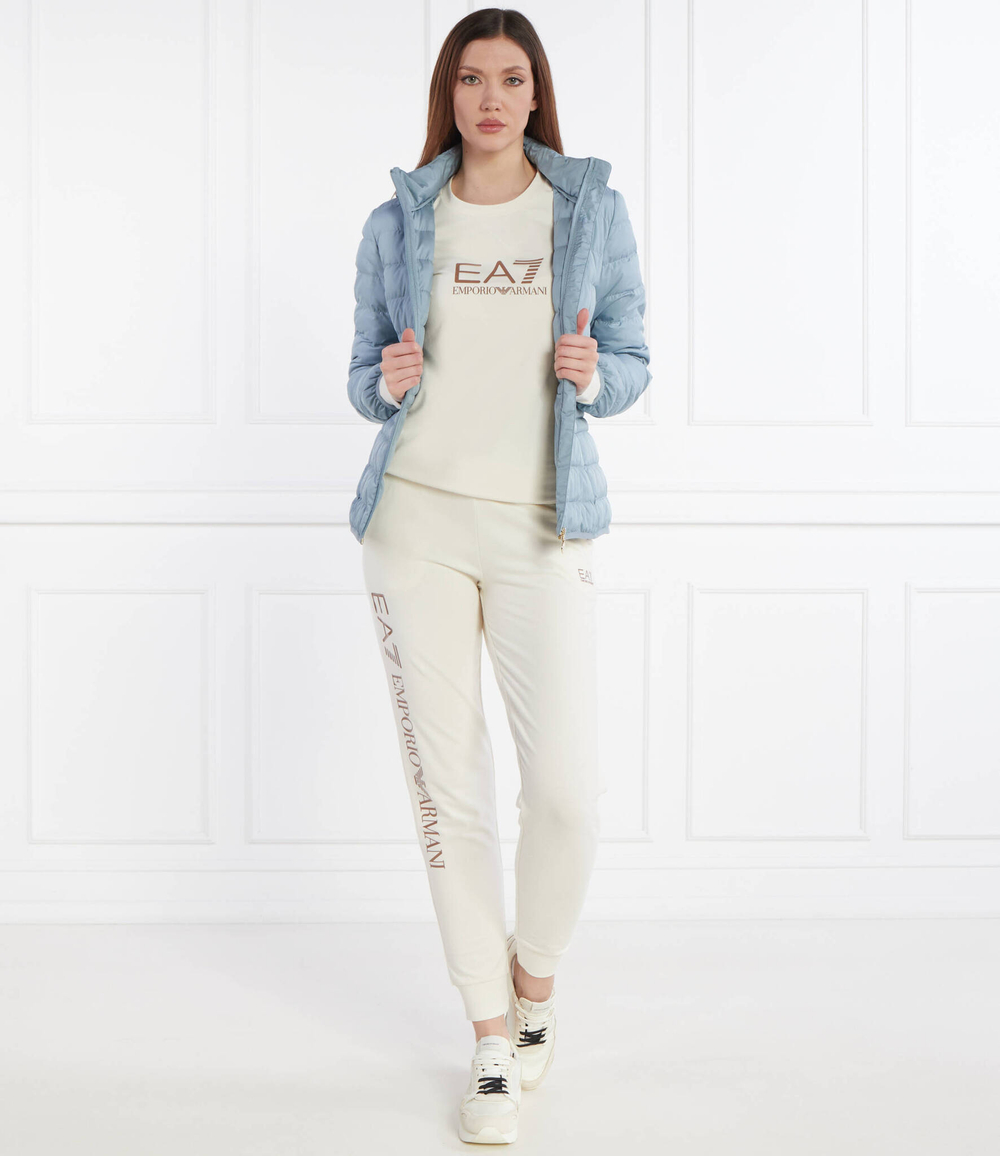 Худи EA7 - кремовый(8NTM35 TJTXZ)