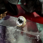 Накрутка "Flat Gem" - Желтое золото - White SW