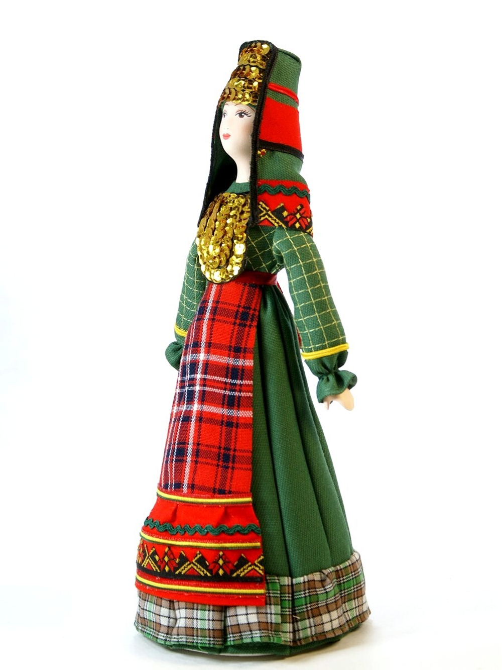 Кукла фарфоровая коллекционная Удмуртка