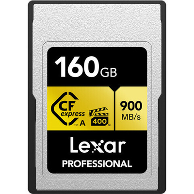 Карта памяти Lexar Professional Gold CFexpress Type A 160GB, R/W 900/800 МБ/с