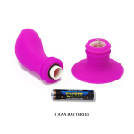 Анальный вибростимулятор 12см на присоске Pretty Love Booty Passion BI-014161
