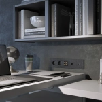 Розетка Ethernet RJ-45 Hammer (черный) W1281008