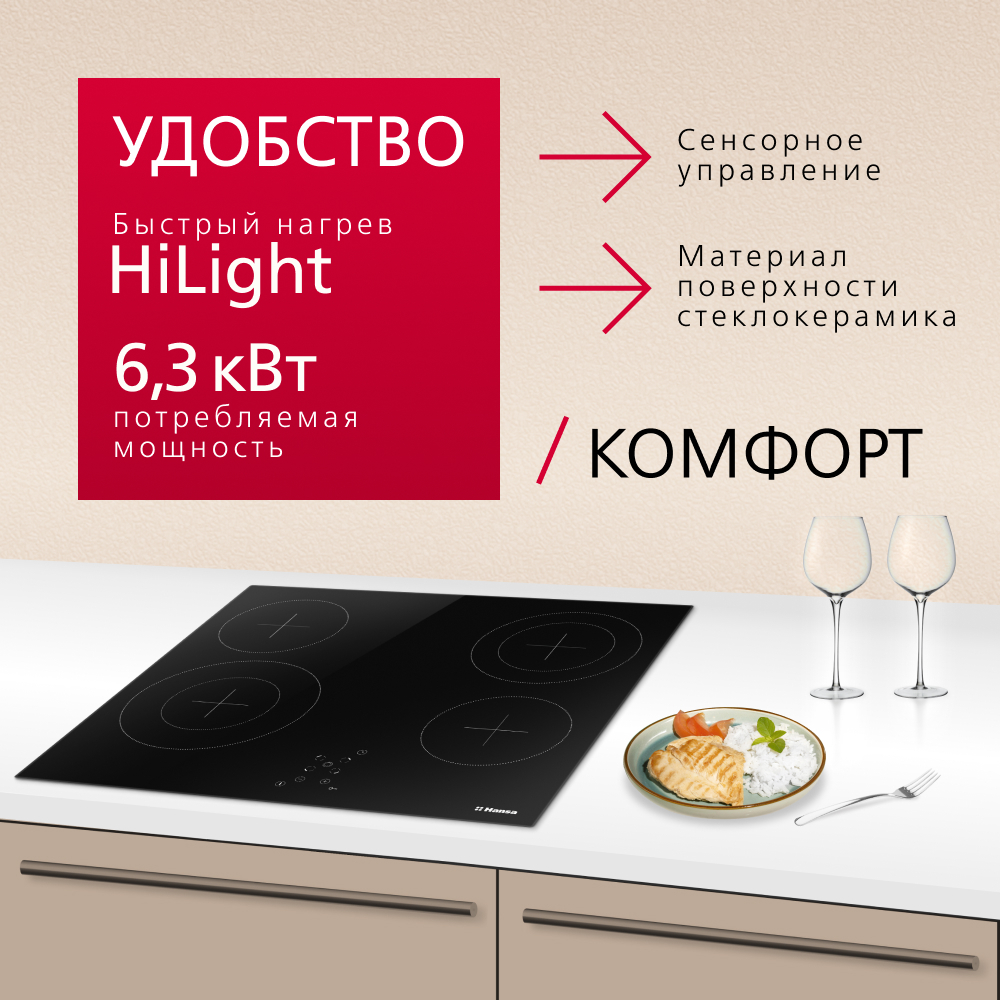 Электрическая панель Hansa BHC96508