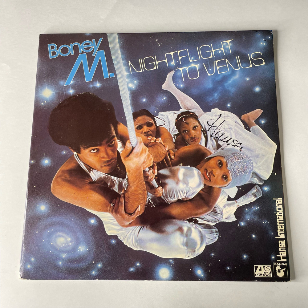 Винтажная виниловая пластинка LP Boney M. Бони М, Nightflight To Venus (Англия 1978)