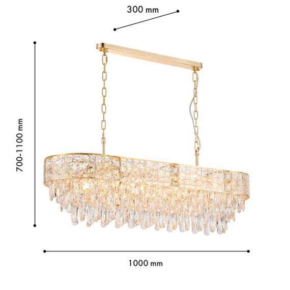 Подвесная люстра Favourite Elysium 4720-10P