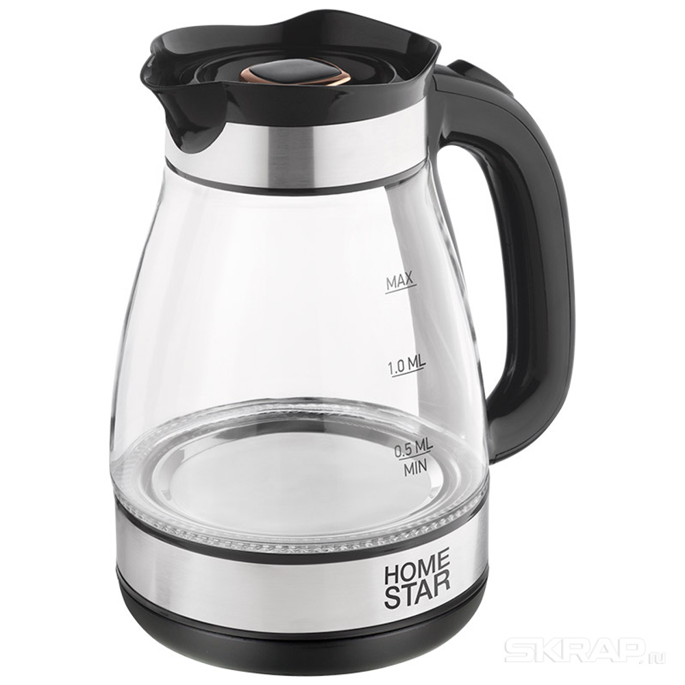 Чайник HOMESTAR HS-1044, черный (108852)