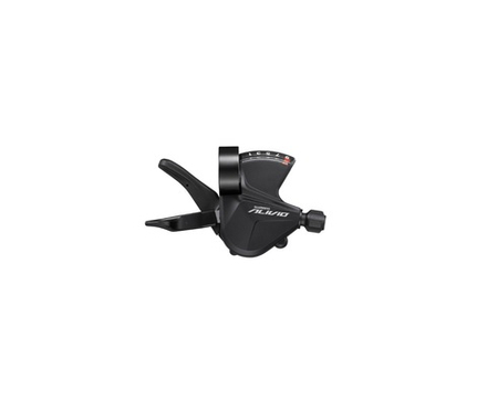 Шифтер Shimano Alivio, M3100, правый, 9 скоростей, индикатор, трос 2050мм, черный