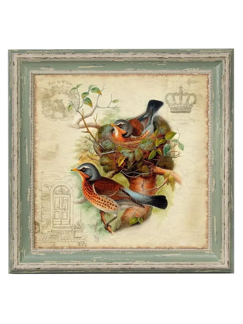 Картина на стену интерьерная на холсте 34*34 см