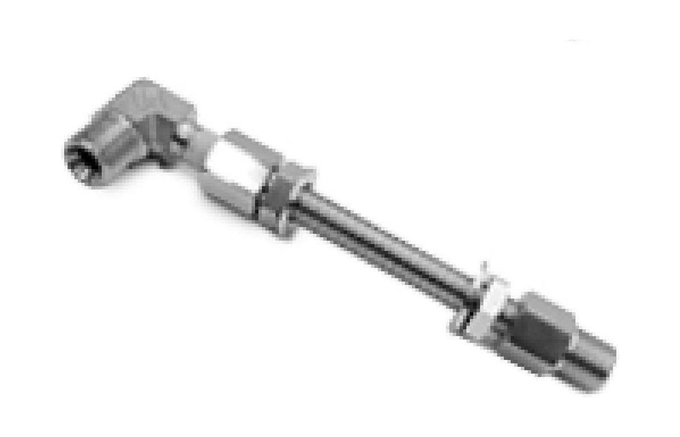 Фитинг L - образный 3/8"  для сквозного монтажа гидравлического шланга через переборку, Sea First