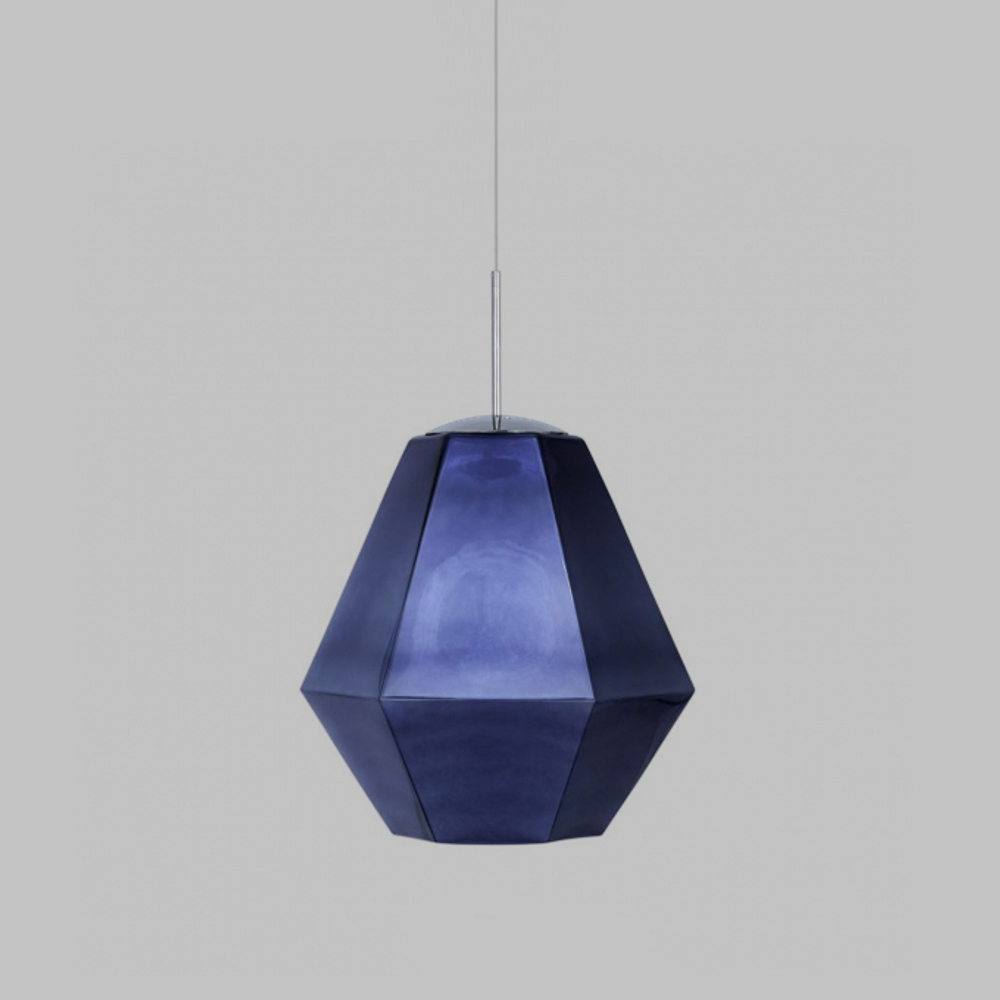 Pendant design lamp  Cut Tall by Tom Dixon (Blue)