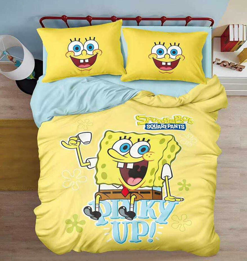 Комплект Полуторка Губка боб Жёлтый
